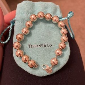 EUC Authentic Tiffany silver ball bracelet length 7.5in